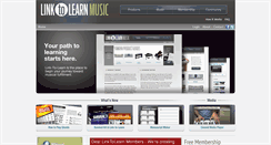 Desktop Screenshot of linktolearnmusic.com